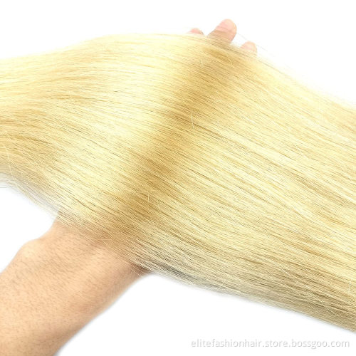 Virgin Brazilian Remy Human Hair Extension Straight Hair Blonde 4x4 lace Closure 613 Closure 4x4 Transparent HD Lace Closure
